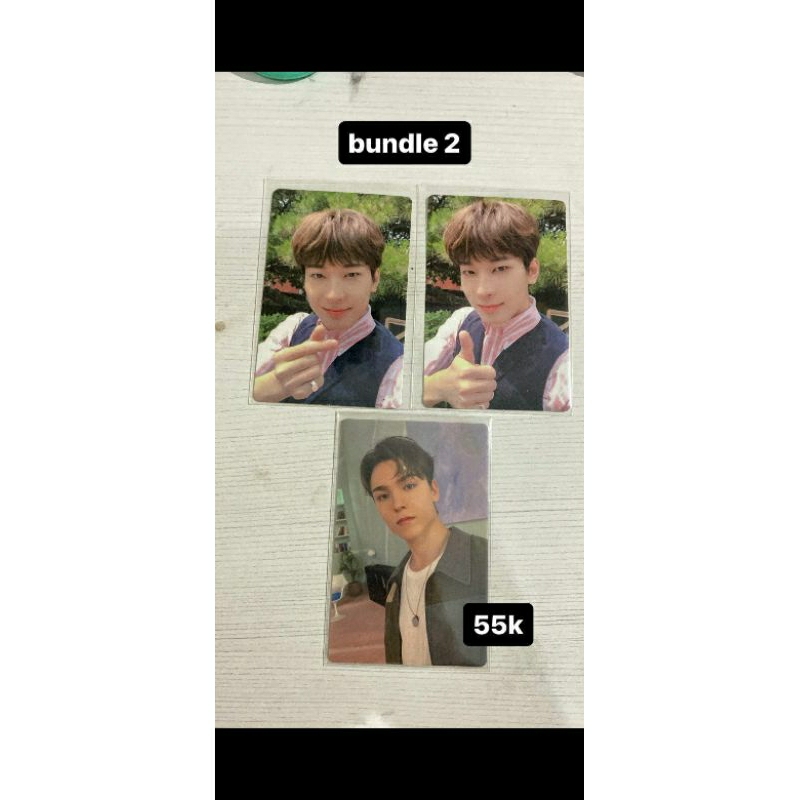 Bundle 2 CLEARANCE SALE PC PHOTOCARD WONWOO HOSHI VERNON SEVENTEEN AN ODE ATTACA CARVER THE POET BEG