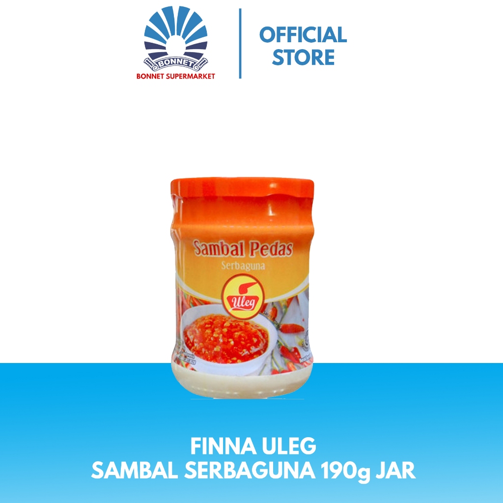 

Finna Uleg Sambal Serbaguna Pedas 190g Jar 8991818030070