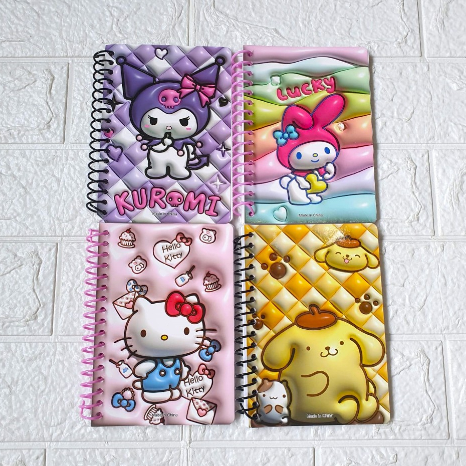 

Notebook Spiral 3 Dimensi Karakter Kartun Ukuran A6