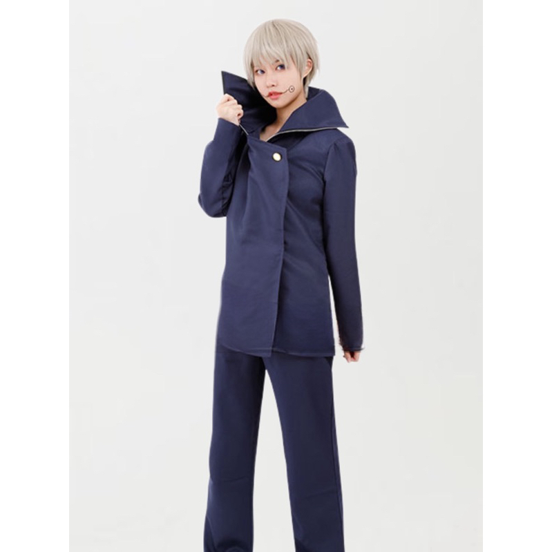 【Lolicos】Ready Inumaki Toge Jujutsu Kaisen Cosplay Costume Fullset Wig Anime Kostum Uniform Gakuran 