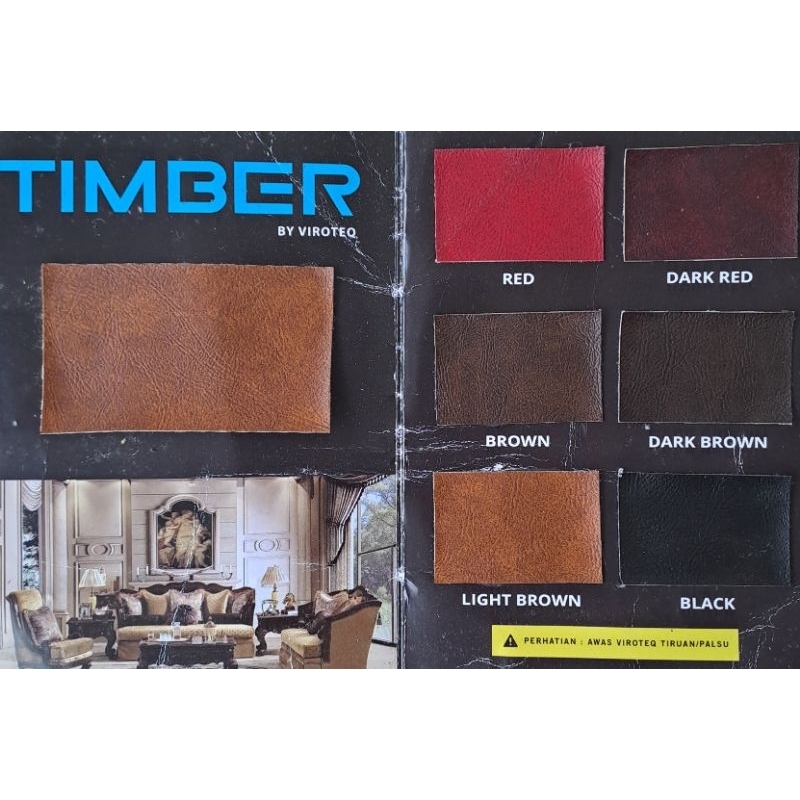 TIMBER VIROTEQ - PLATINUM : Oscar Premium Bahan Sofa - Interior Jok kursi, Tas Sepatu