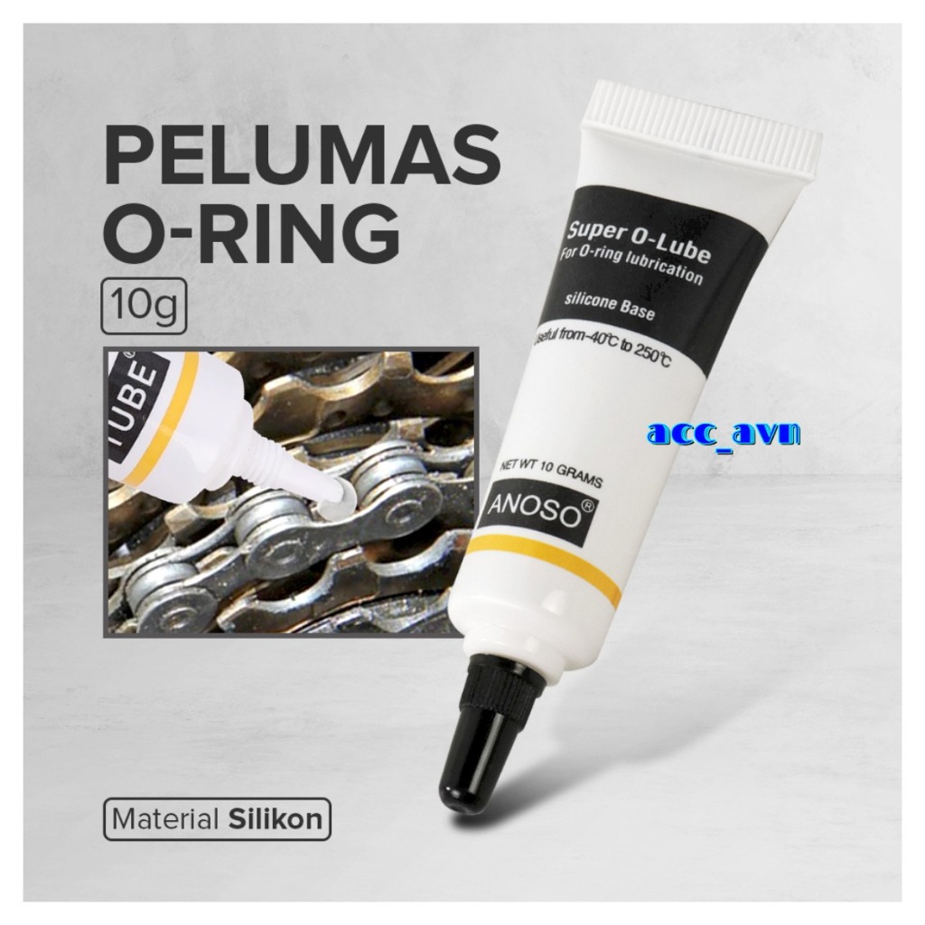 Pelumas O-Ring Super Lube Grade Silicon Grease Lubricant 10g - S-6502 - White
