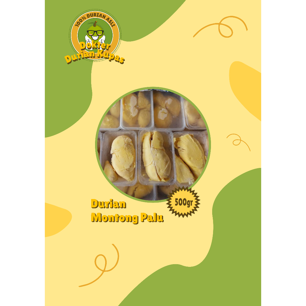 

DURIAN KUPAS MONTONG PALU 500gr