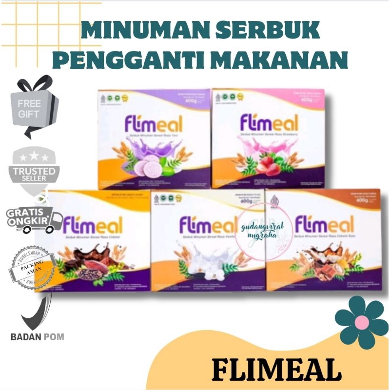 

☘️GVN☘️ FLIMEAL REPLACAMENT BY FLIMTY MINUMAN SEREAL DIET PENGGANTI SARAPAN/MAKAN