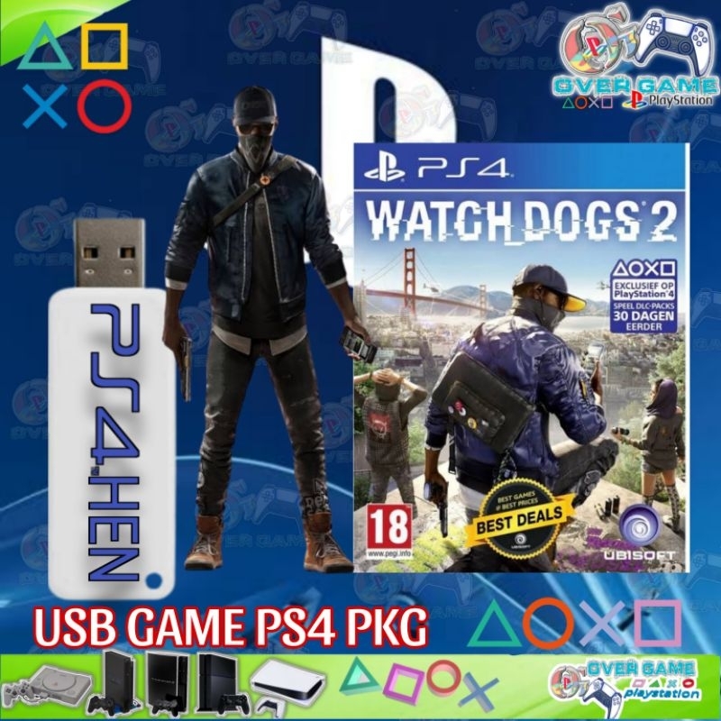 Game PS4 HEN Watch Dog2 PKG via Flashdisk