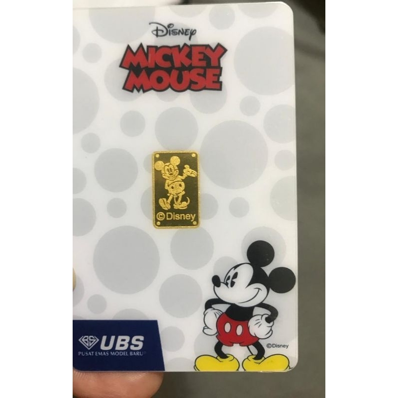UBS LOGAM MULIA 2Gram ( EDISI MICKY MOUSE )