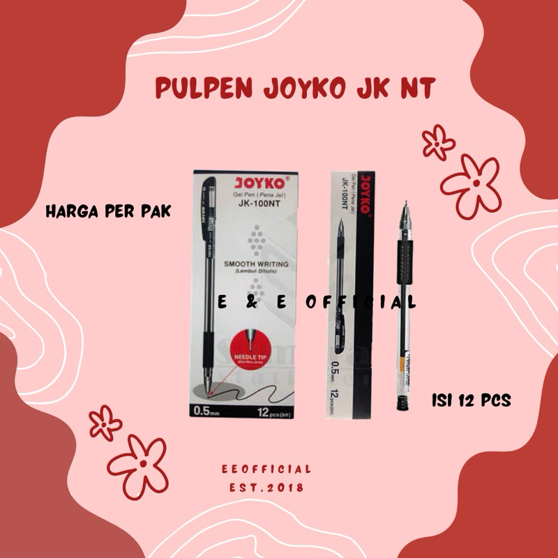 

PULPEN JOYKO JK 100 / PULPEN GEL JOYKO JK NT100 / PEN GEL