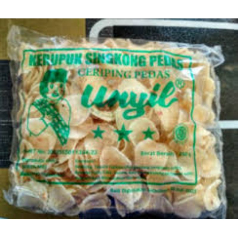 

Kerupuk Singkong Pedas Cap Unyil 250 gr