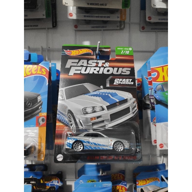 Hotwheels Nissan Skyline Gt-r Bnr34 R34 Fast And Furious