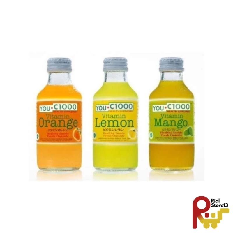 

YOUC 1000 / YOU C 1000 140 ML Vitamin C - Orange | Lemon | Mango + Bubble Wrap & Kardus