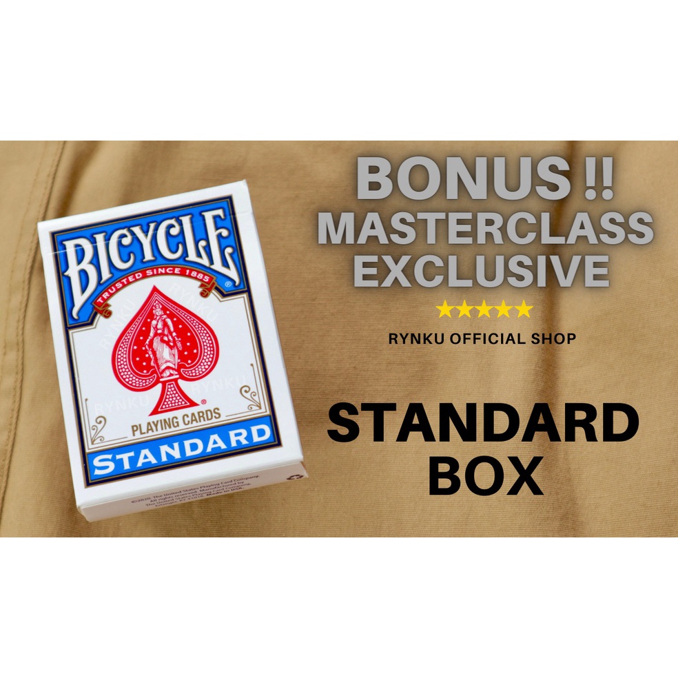 TERBAIK KARTU REMI BICYCLE STANDARD DECK BIRU BLUE PLAYING CARD