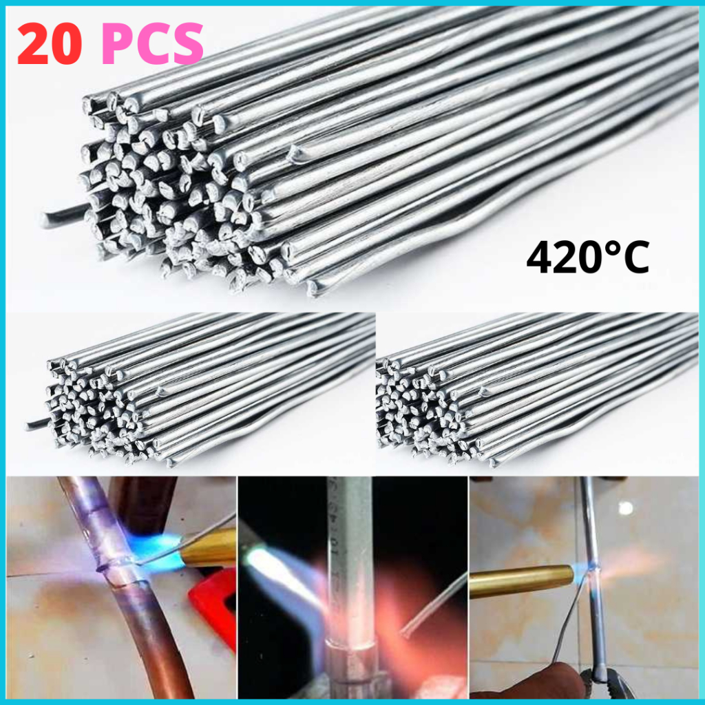 COD Cepat Kawat Las Aluminium Electrode Suhu Rendah 500mm 20PCS / Kawat Las Kulkas Super Kuat