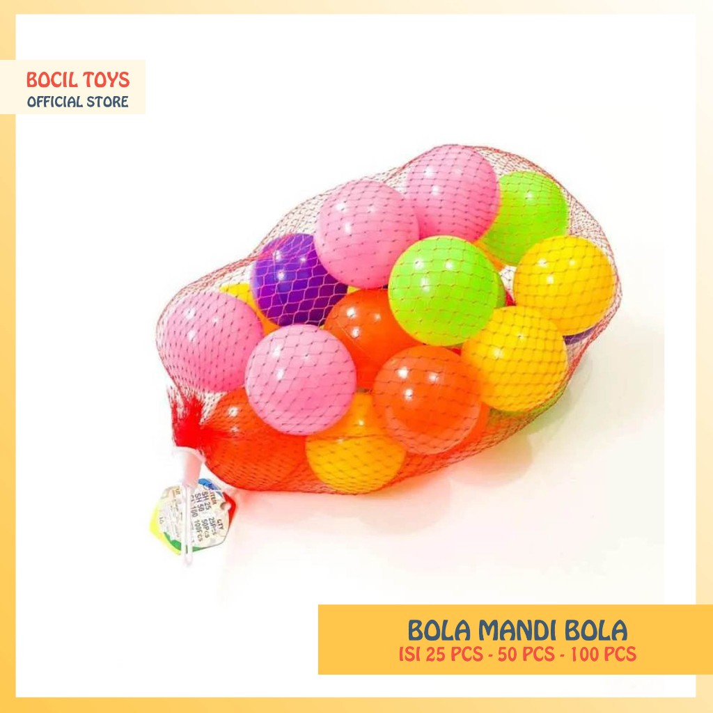 Mainan mandi bola mainan bola plastik kecil untuk mandi bola harga murah bisa COD