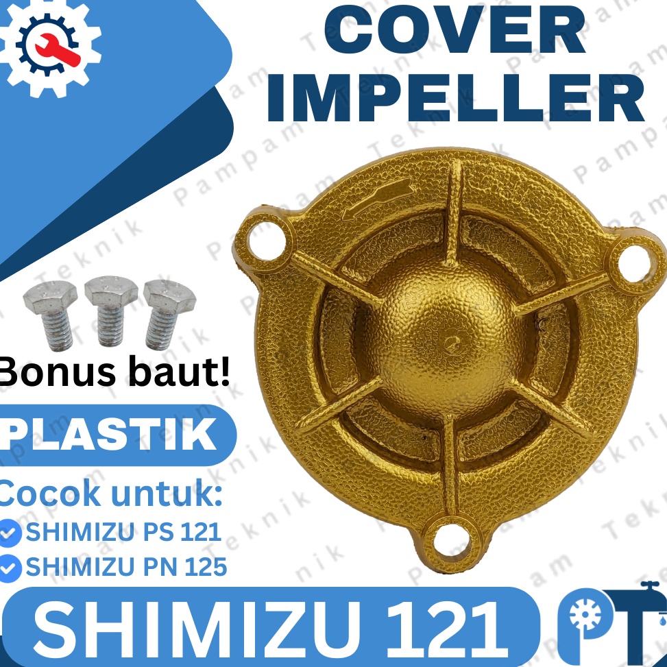 stok baru Cover impeller Shimizu PN 125  Tutup kipas impeler shimizu PS 121