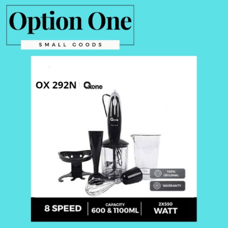 Oxone OX-292N Hand Blender & Chopper - Blender dan Penghancur Serbaguna