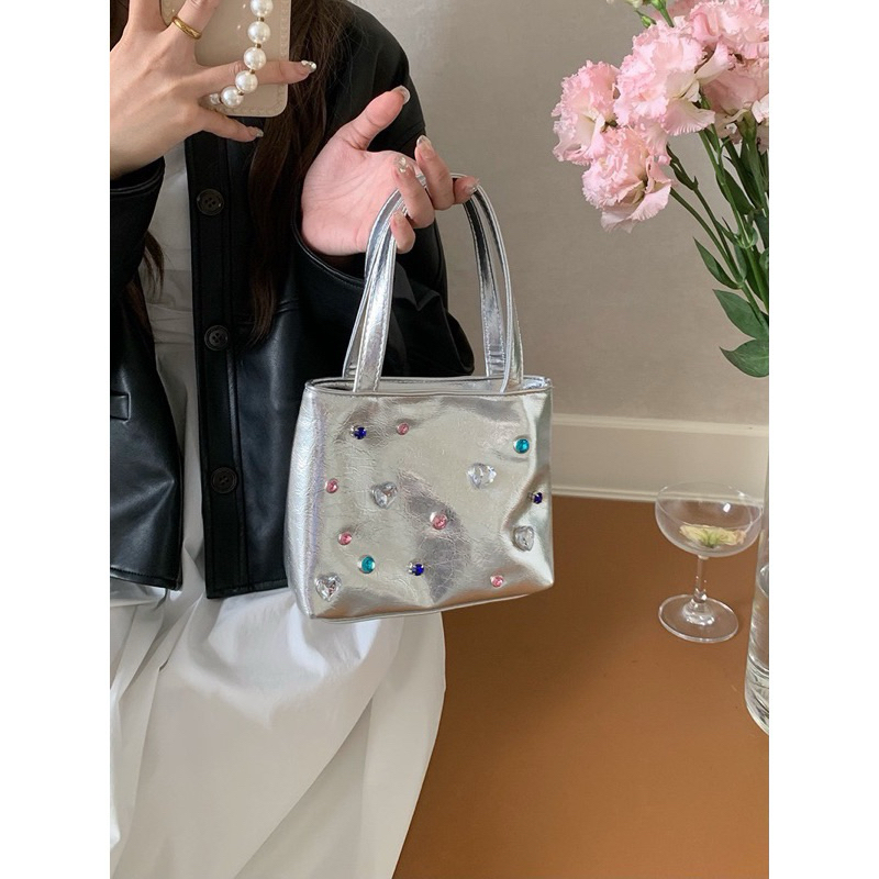 Tas Selempang Kulit Wanita Tas Hp Cewek Mini Rantai GC 8710