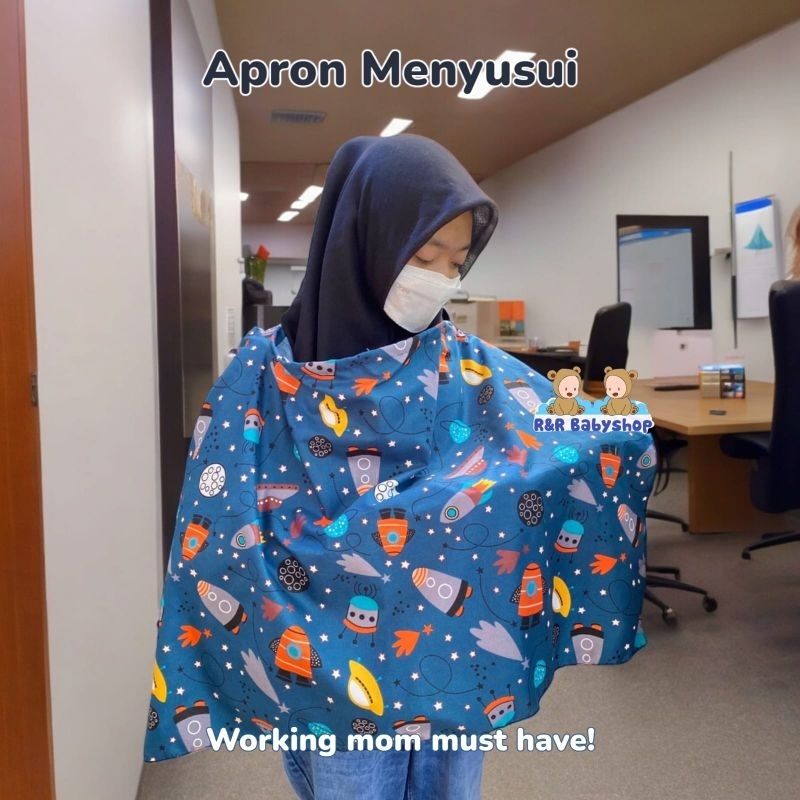 Apron Menyusui / Nursing Cover / Penutup Pumping Menyusui/ Kain penutup menyusui / kado ibu hamil / 