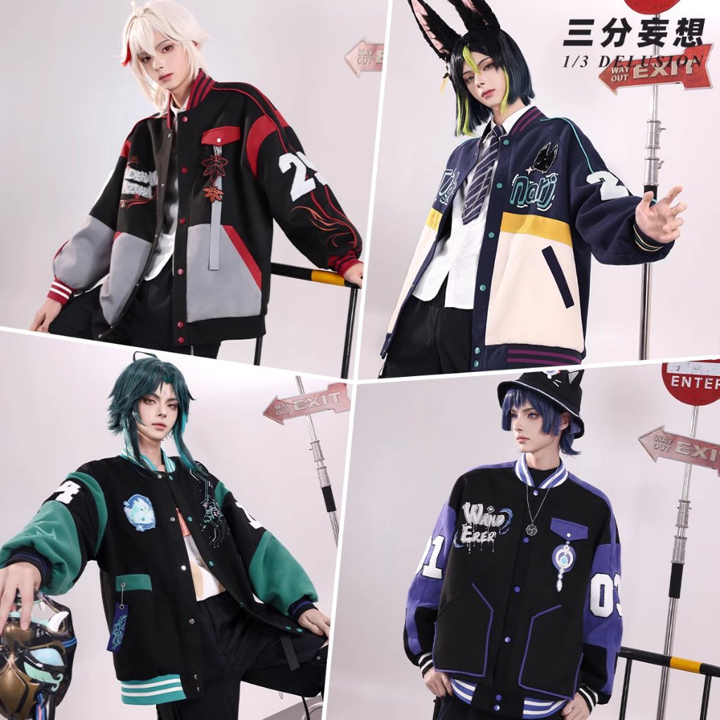 [READY JKT] 1/3 Delusion - Genshin Casual Jacket - TEVYAT AUTUMN - Xiao Jacket - Tighnari Jacket - K