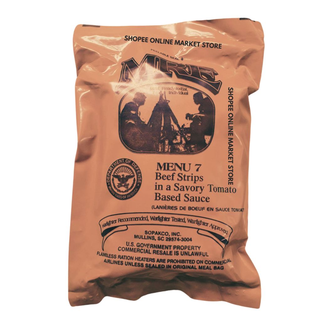 MRE ransum tentara amerika menu 7