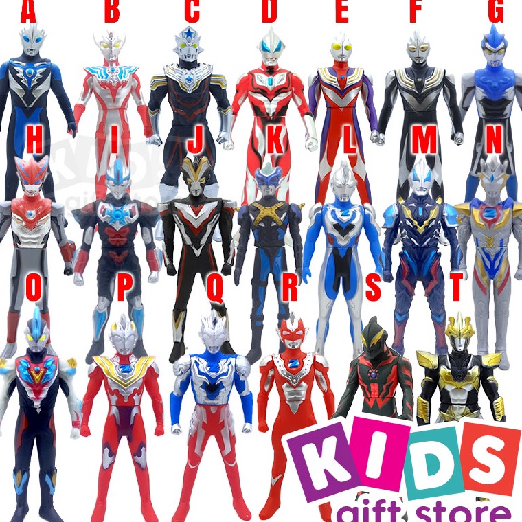 RECOMENDED Ultra Series Ultraman Fuma Taiga Titus Tregear Tiga Victory Rosso Blu Figure  Mainan Figu