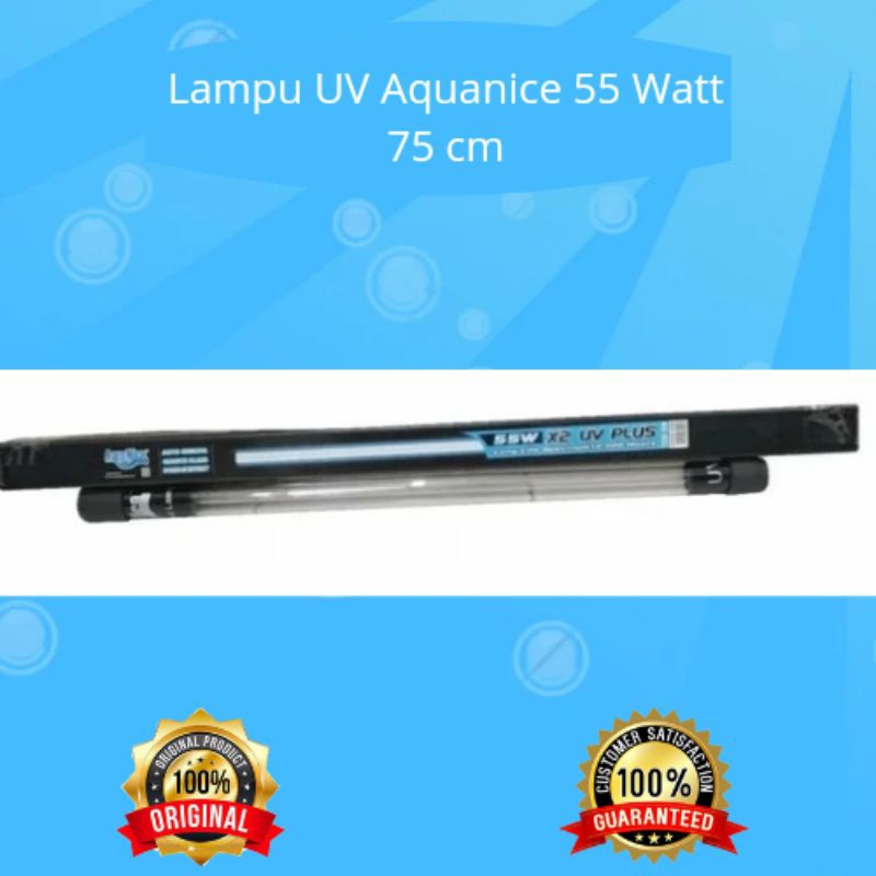 Lampu UV Aquanice 55 watt / 75 cm Anti Lumut Sterilizer Kolam Ikan