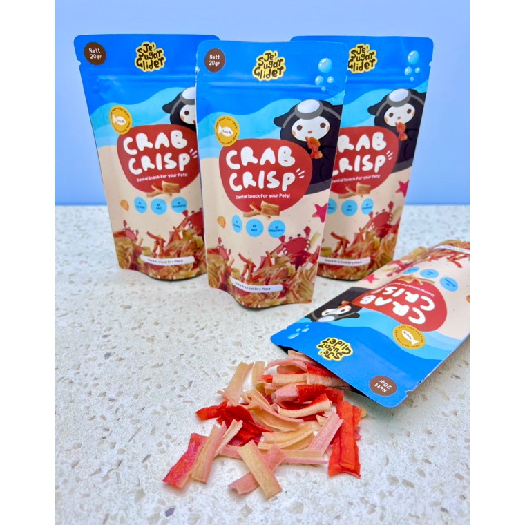 RECOMENDED Crab Crisp Snack Crab Stick untuk Sugar Glider
