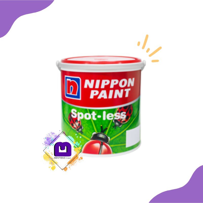 Nippon Paint Spotless 2,5Liter (Ready Semua Warna)