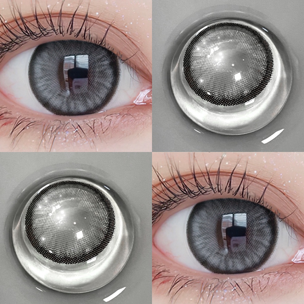 TERMURAH Magister softlens gray CODSepasang lensa kontak softlens dubai berwarna diameter 145MM sofl