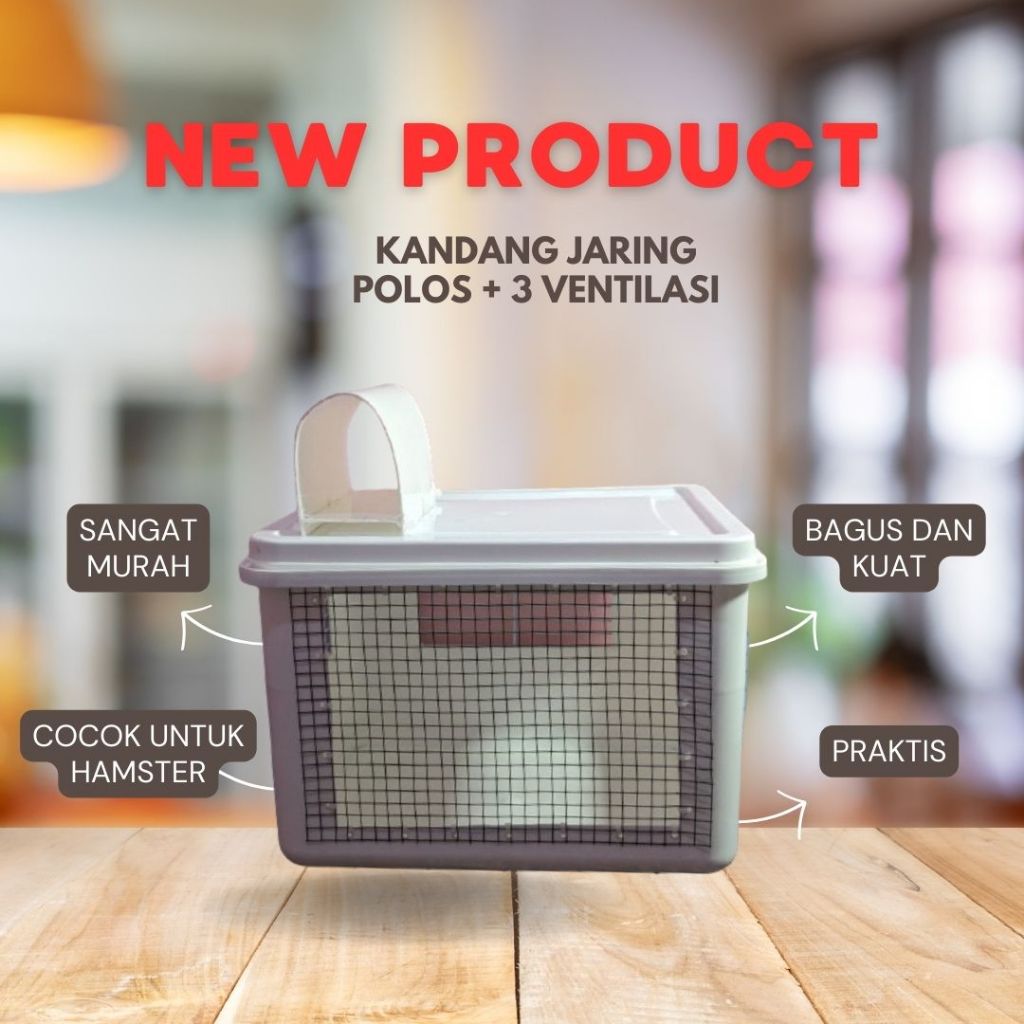 kandang hamster box modif Jaring 3 ventilasi udara TERMURAH