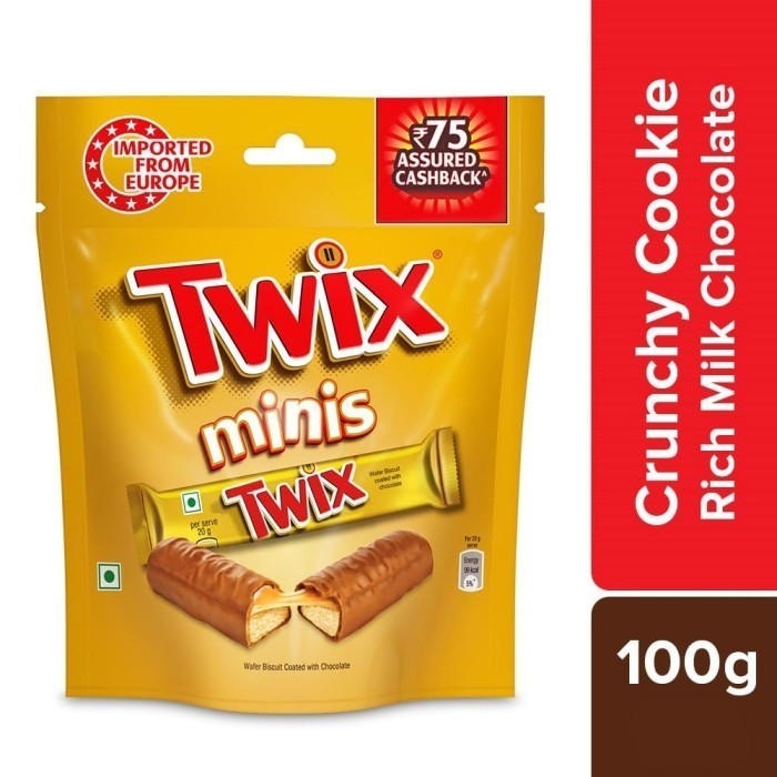 

Jastip Malaysia Coklat TWIX Minis Cookie Caramel Chocolate Produk Import Jastip