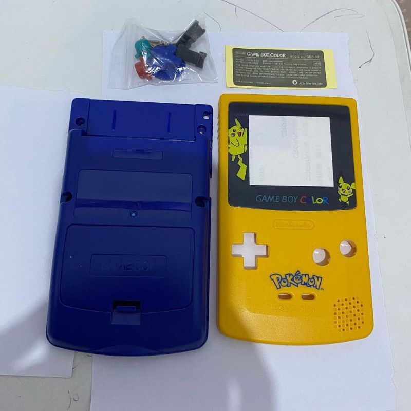 CASE NINTENDO GAME BOY COLOR PIKACHU POKEMON GBC CASING GAME BOY CASING GBC POKEMON