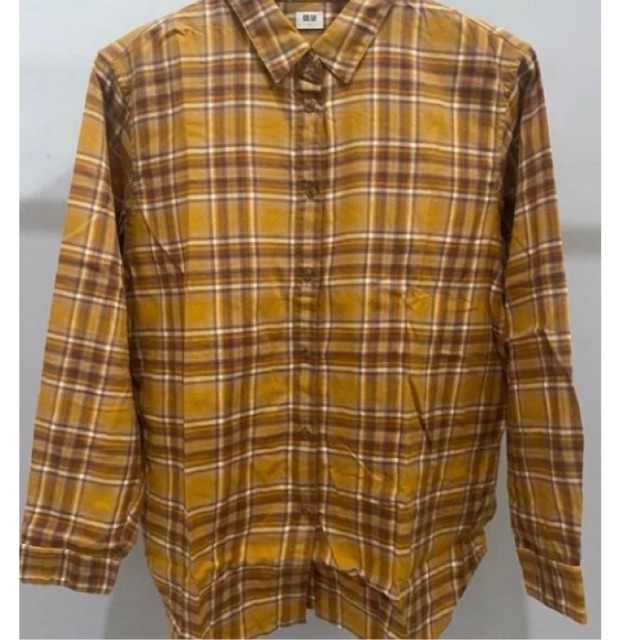 Preloved flanel uniqlo size xl