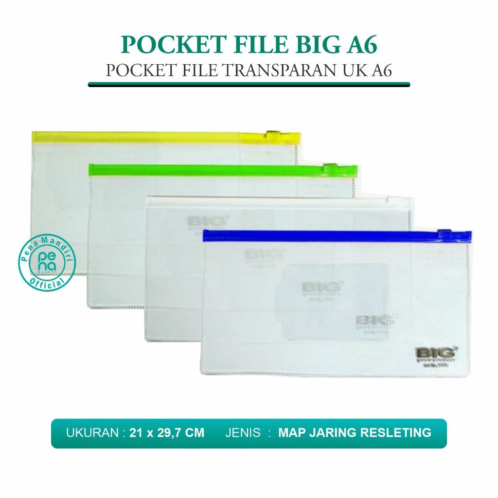 

Pocket File Big A6 (9006) - Pocket File A6 Big