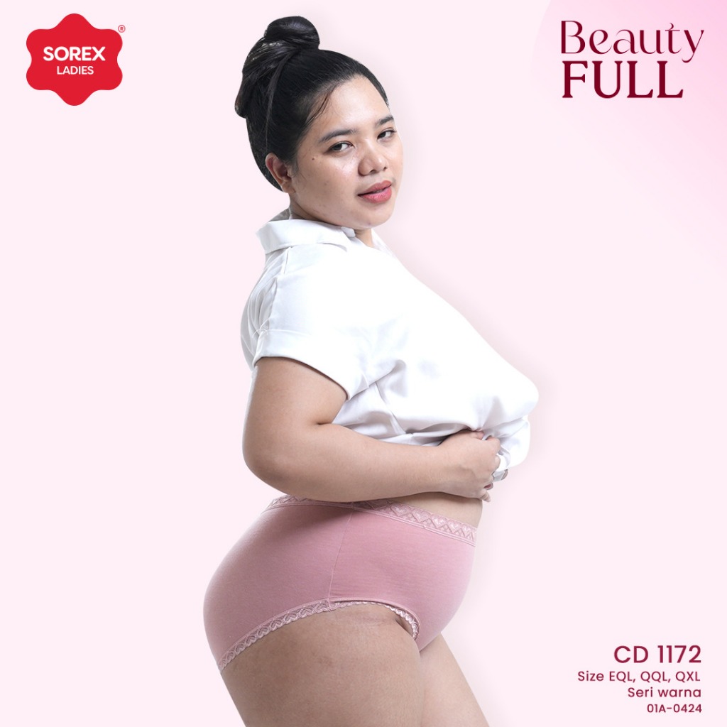 CD Celana Dalam Sorex Wanita Model Renda CD Sorex 1172 Extra Size Ukuran Jumbo PER 3 PCS WARNA RANDO