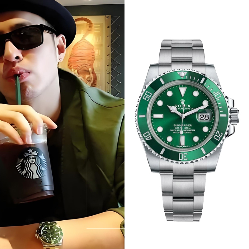 COD【100% asli】Original Rolex Jam tangan 116610LV-0002 Otomatis 18CT Gold Bahan Teflon 40mm Oystersteel SUPER CLASSAAA