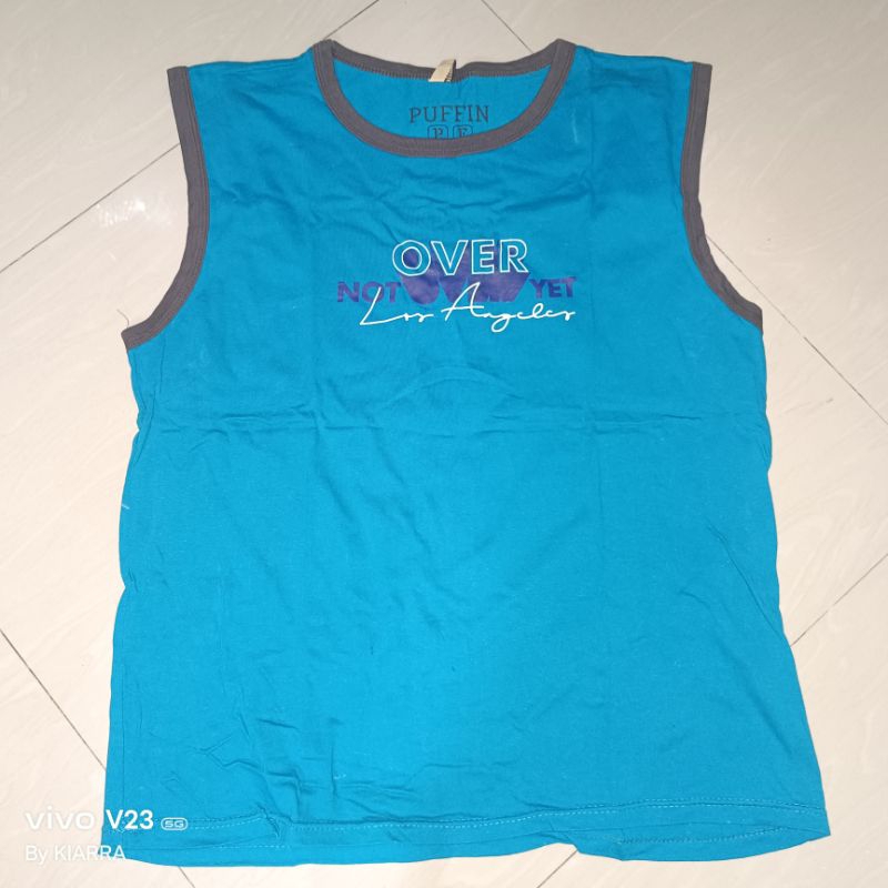 Kaos singlet premium merk PUFFIN