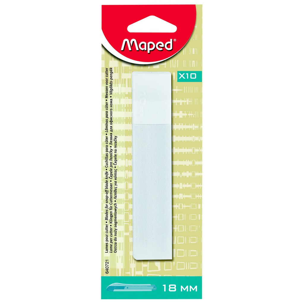 

Maped Isi Ulang Cutter 18mm - 1 Box is 10 Blades
