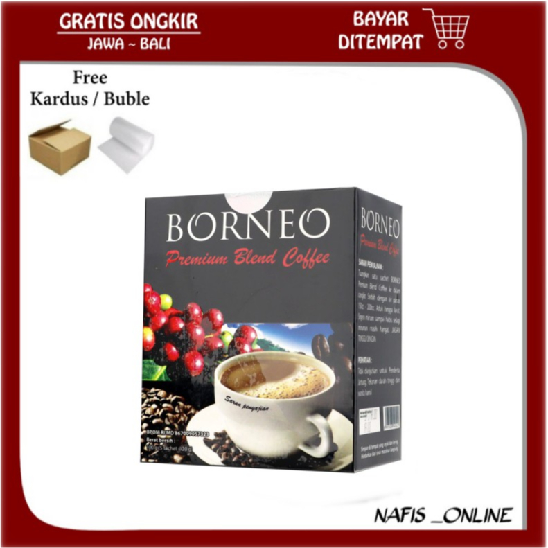 

Kopi Borneo 5 Sachet Coffee Stamina Pria Original Tahan Lama