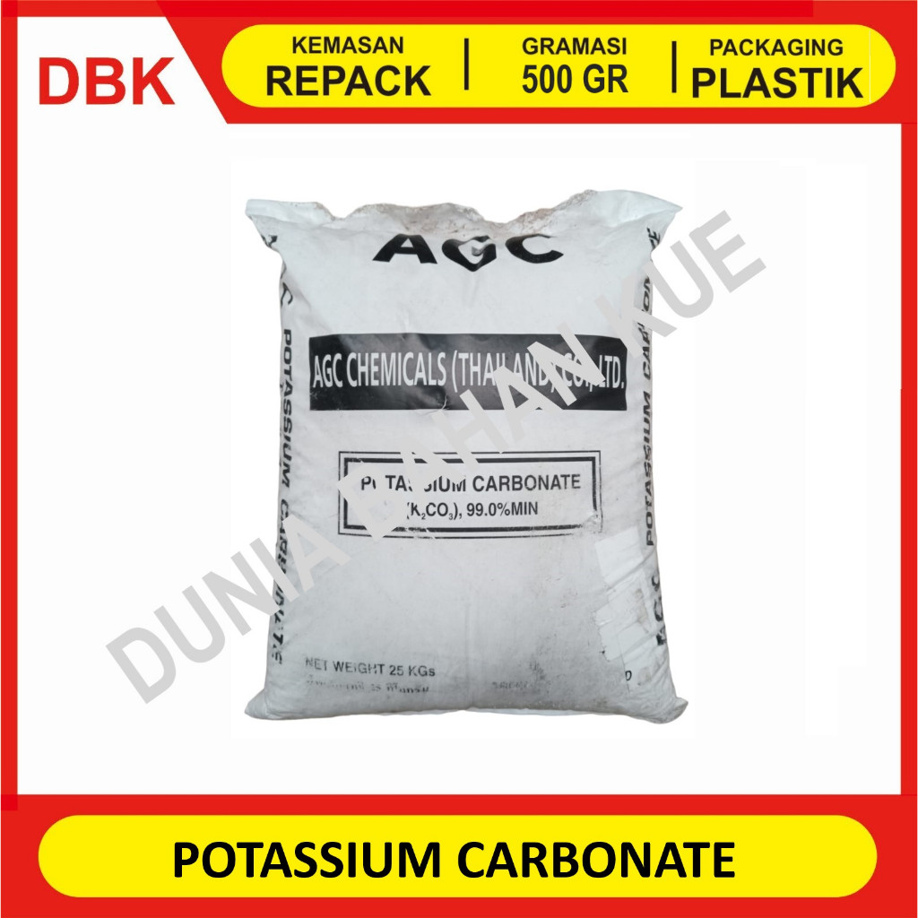 

POTASSIUM CARBONATE AGC THAILAND - REPACK 500 GR