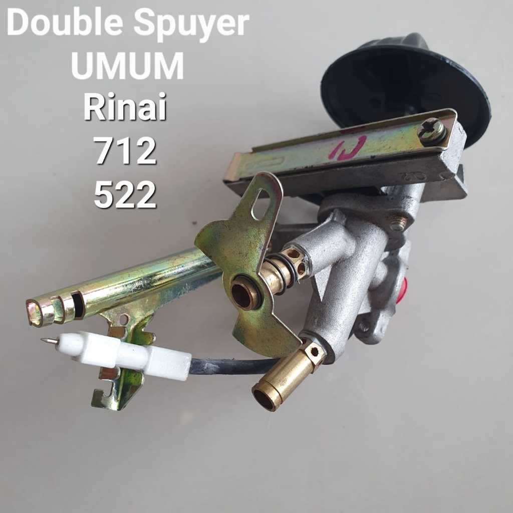 Mesin Pemantik Kompor Gas RRT UMUM DOUBLE SPUYER ( YANG ADA API LILIN/API TENGAH)