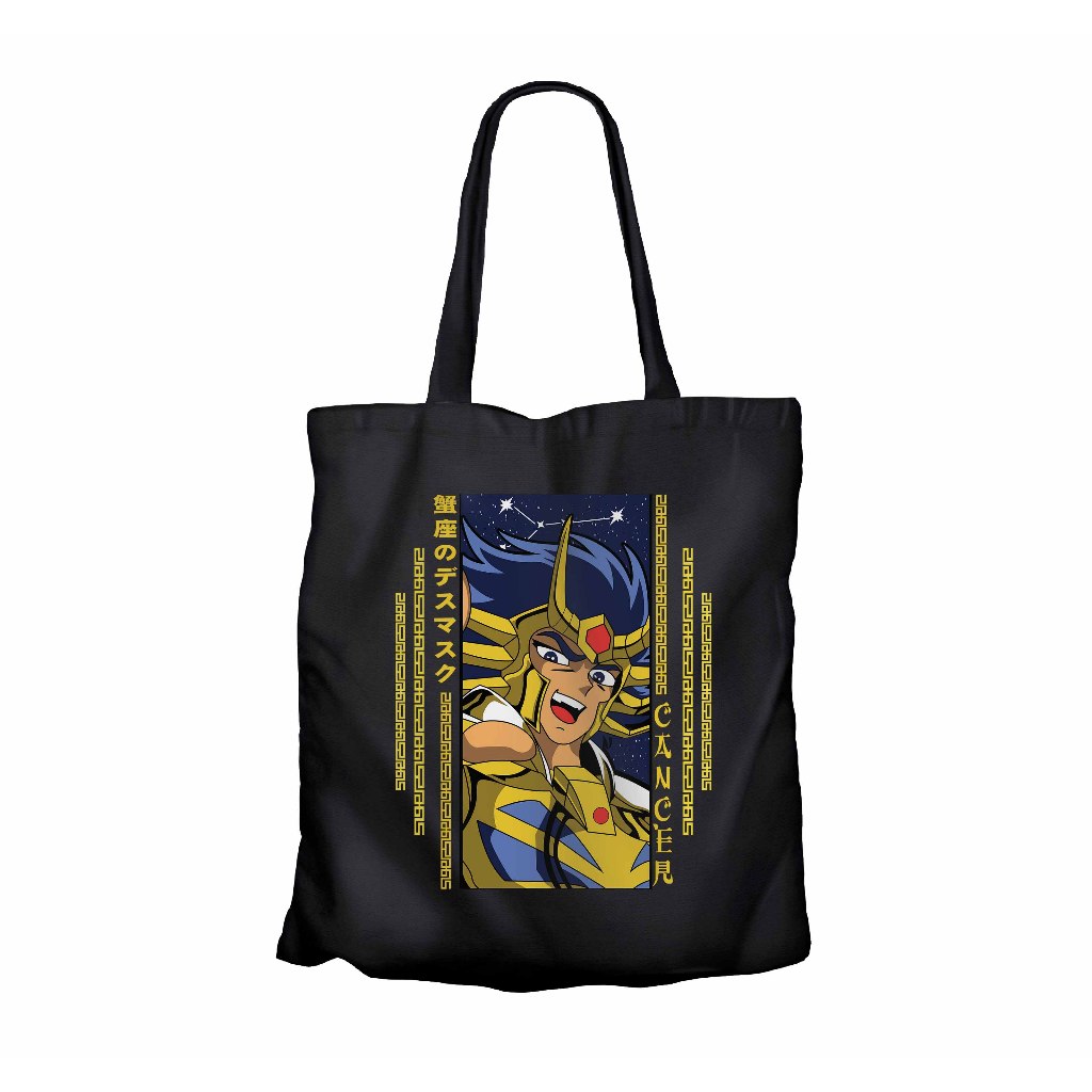 Tote bag infinite anime GOLD SAINT CANCER - SAINT SEIYA material canvas