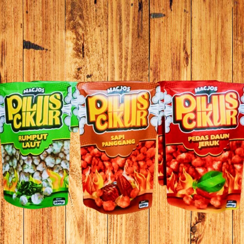 

MACJOS PILUS CIKUR CEMILAN MAKANAN RINGAN SNACK KERIPIK KERUPUK