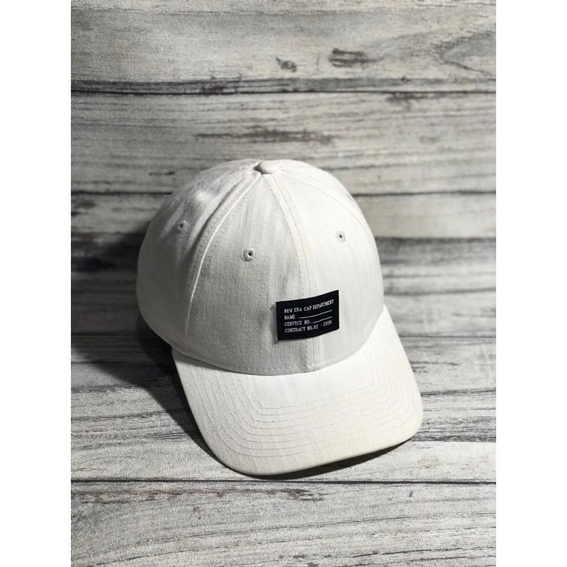 topi second thrift new era patch box