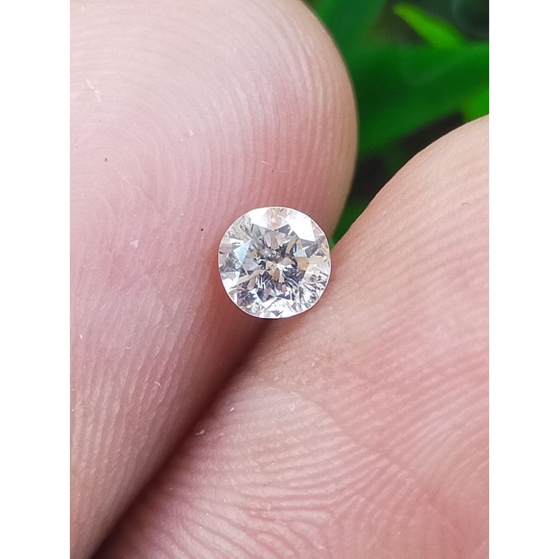 Asli Natural Berlian Putih Eropa,Berlian Banjar Blink² Dim -+ 3,9 mm dan 4,1 mm / 0,22 crt dan 0,25 