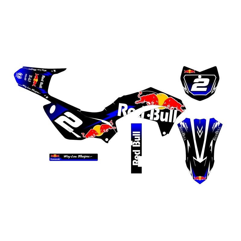 DECAL CUSTOME KLX 230 KLX GORDON KLX BF CRF 150L DLL