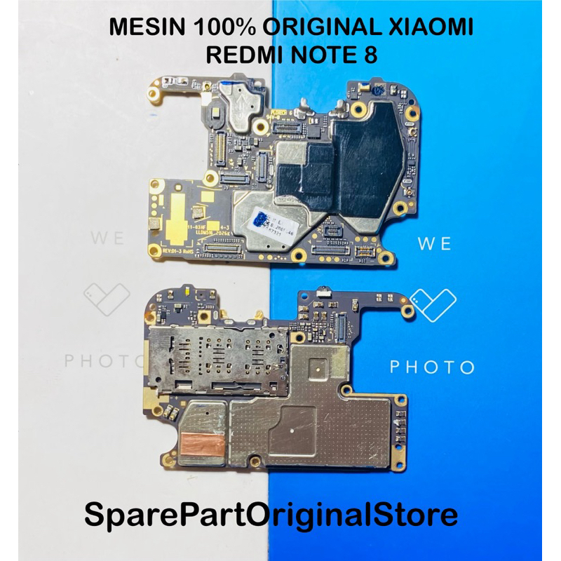 MESIN ORIGINAL XIAOMI REDMI NOTE 8 RAM 3/32GB 4/64GB  6/64GB 6/128GB NORMAL