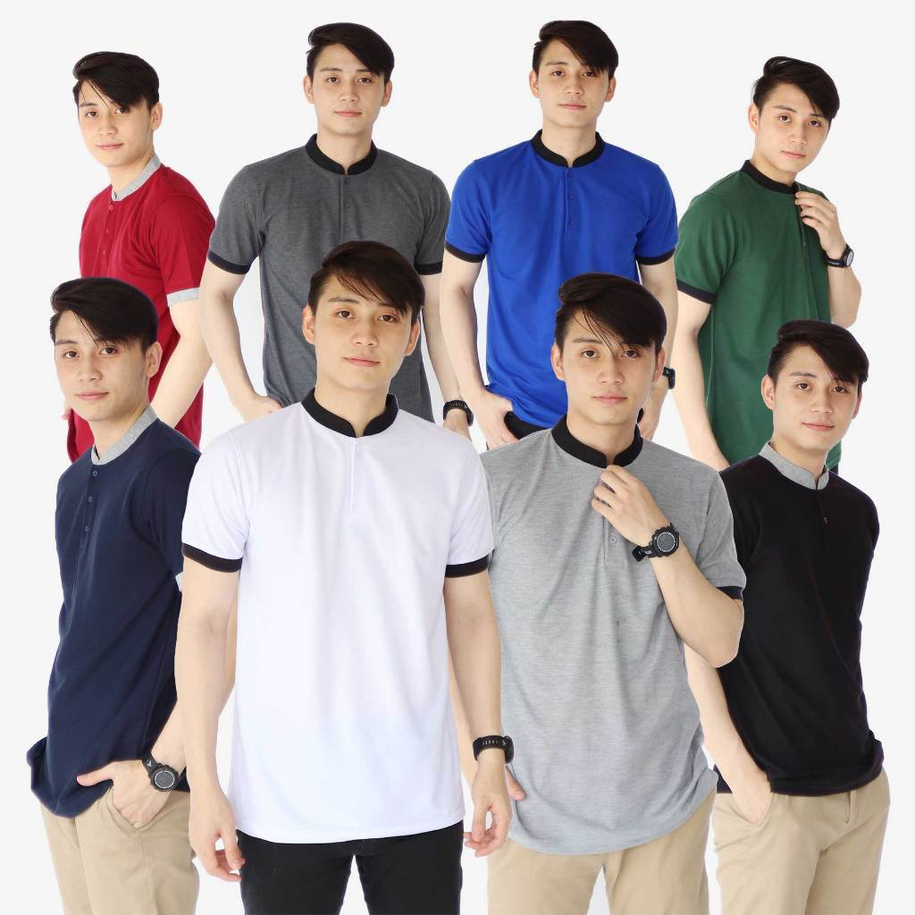 Kaos kerah shanghai polo shirt pria | polo shirt kerah shanghai t shirt
