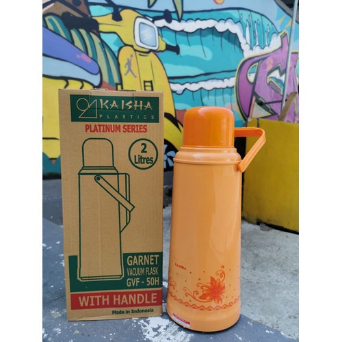 (GAS) Termos Air Panas 2 Liter Besar Awet Kaisha Garnet