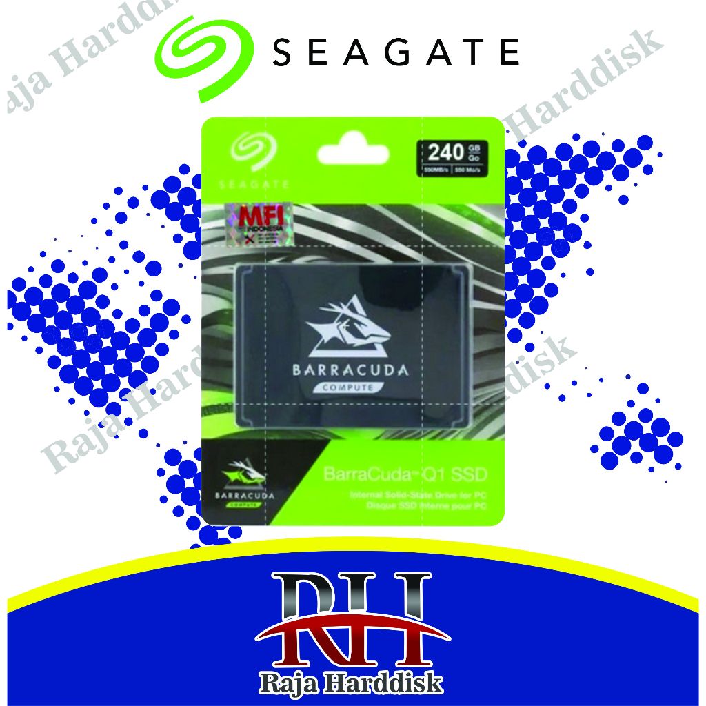 Seagate Barracuda SSD Q1 240GB Sata 3 - Seagate SSD 240 GB 2.5"