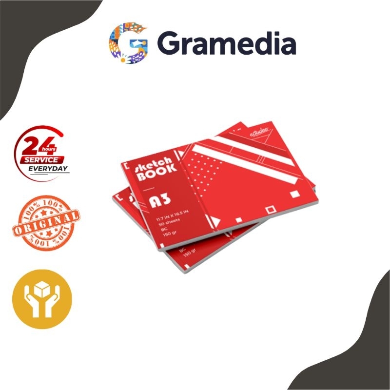 

Gramedia Mega - Estudee Sketchbook A3